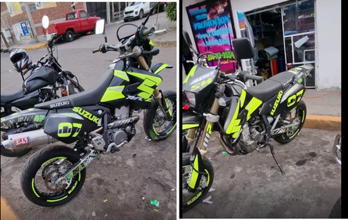 Kit Calcomanias 400 Sm Suzuki Motocross Fluorescente Impresi Foto 4