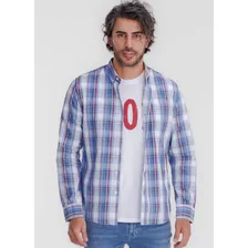 Camisa Azul-rojo-blanco Levi's Classic One Pocket