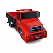 Caminhão Mb 1620 Truck Carroceria Gigante Madeira Miniatura