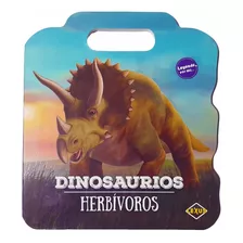 Super Libro Dinosaurios Herbívoros Ilustraciones Hojas Duras