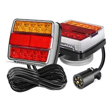 Nilight Magnetic Led Trailer Towing Light Kit 24ft Cable Wit