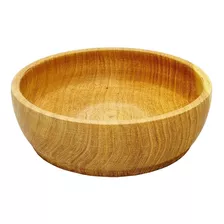 Fuente Ensaladera Bowl Cazuela Madera De Algarrobo 19cm