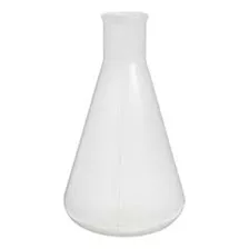 Erlenmeyer Plastico Cap. 500 Ml Con Tapa Rosca