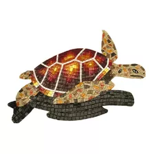 Mosaico Veneciano Figura Tortuga Oceánica De 80 Cms, Alberca