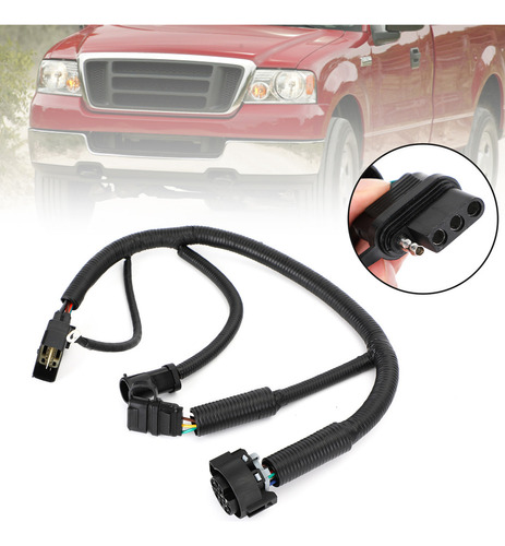 Fwefww Cable Conector 7 Pines Para Remolque Ford F150 Lobo Foto 5