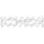 Pastillas De Freno Mercedes-benz Ml 450 4.0 2015 Nibk Tras MERCEDES BENZ ML