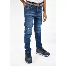 Pantalon Jean Liones Para Niño