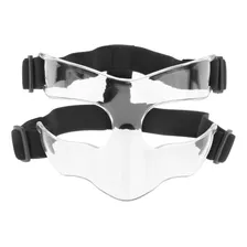 Máscara De Baloncesto Protector Facial Transparente 14x9cm .