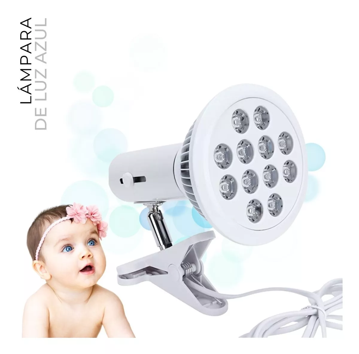 Lámpara De Luz Azul Para Cuidado Del Bebe Ictericia 