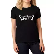 Camisa Feminina Paramore Banda Rock Show Baby Look