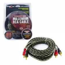 Cable 2x2 Rca 5 Metros Para Amplificacion De Sonido Auto 