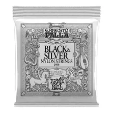 Encordado Clasica Ernie Ball E Palla Black Silver