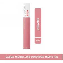 Labial Maybelline Superstay Matte Ink Dreamer X5ml