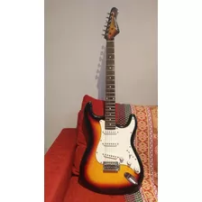 Super! Guitarra Stratocaster Sunsburst Anderson Permuto