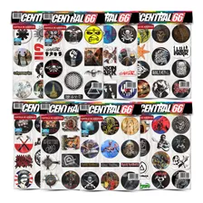 Cartela 95 Adesivos Música Rock Cbr 250r, Cbr 450 Sr Clas M2