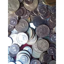 1kg De Moedas Uruguaias Diversas Para Coleção Numismática