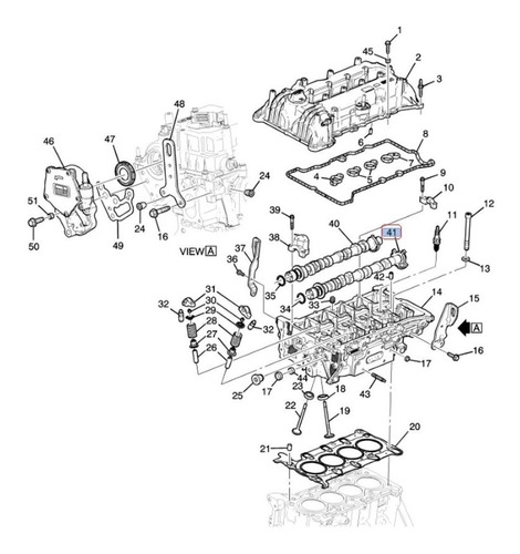 Arbol Levas Escape Chevrolet Spark 1.4l 4l 2017 Foto 5