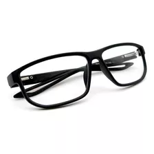 Armação Óculos Grau Masculina Lupa Esportiva Tr90 Resistente