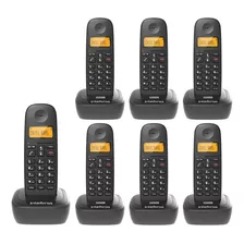 Kit Telefone Sem Fio Digital Ts 2510 Com 6 Ramal Intelbras