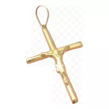 Pingente Crucifixo Detalhado Peso 0.80g. Ouro 18k Médio