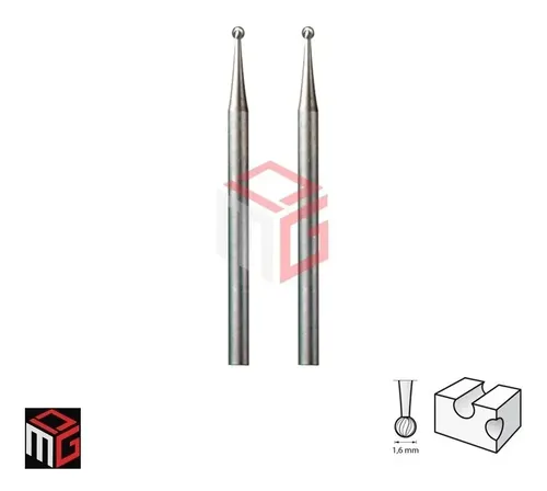 Fresa Grabado Dremel 106 Redonda 1.6mm Accesorio Minitorno Dgm