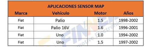 Sensor Map Fiat Palio 1.5 Palio 16v Uno 1.0 Uno 1.5 Foto 6