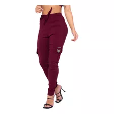 Calça Jogger Bomber Embengaline Cinturaalta Combolsoswolfox