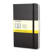 Caderno Moleskine Clássico Preto, Capa Dura, Quadriculado, P