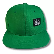 Boné Verde Aba Reta Streetwear 