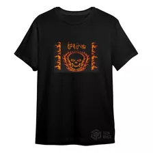 Camiseta Led Eletronica Camisa Luminosa 07 - Fire