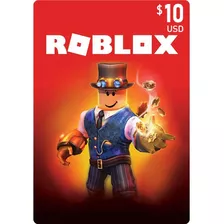 Roblox 10$ Tarjeta De Regalo Entrega Inmediata