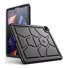 Funda Para Apple iPad Pro 12.9 Color Negro Anticaidas