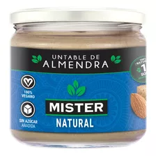 Crema De Almendras Natural Sin Azúcar Mister 320 G