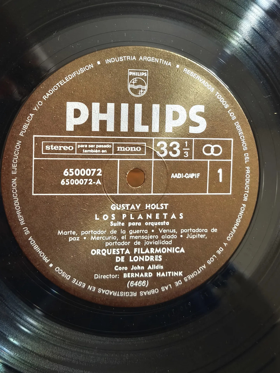 Gustav Holst - Los Planetas - vinilo 1973