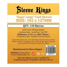 Protectores Super Large Sleeves 102x127mm Sleeve Kings