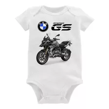 Body Bebê Moto Bmw R 1250 Gs Preta