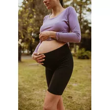 Biker Maternal Para Embarazo En Algodón