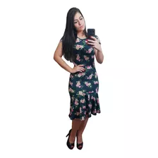 Vestido Midi Sereia Moda Evangélica 22