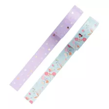 Fita Washi Tape Love Flowers Molin 7 - 2 Un - Wt6