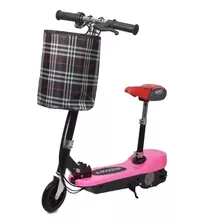 Patineta Scooter Eléctrica Monopatín Silla Niños Niñas