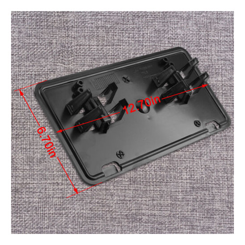 Front Bumper License Plate Mount Bracket Holder Fit For  Rrx Foto 3