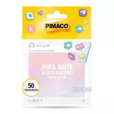 Bloco De Recado Autoadesivo Pimanote Meu Feed 76x76mm 50fl