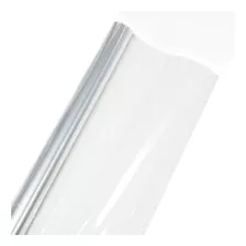 2m Rolo Papel Plástico Adesivo Cristal Transparente Colante