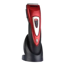 Corta Pelo Inalámbrica Recargable Daewoo Dhc 2112 Accesorios Color Rojo