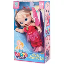 Boneca Bela Sereia Babys Collection Suoer Toys