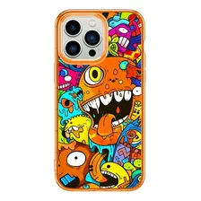 Carcasa Funda A Prueba De Golpes Para iPhone Diseño Anime Pu