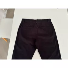 Pantalón Chino Stretch Silm Negro Primark 32w/30l Hombre