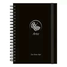 Caderno Colegial Plus Personalizado Profissões Prata 10 Mat