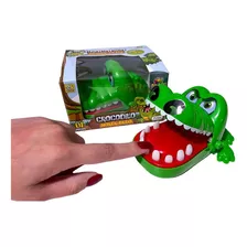 Brinquedo Crocodilo Jacaré Dentista Morde Dedo Pegadinha
