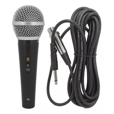 Microfone Profissional Com Cabo P10 - M-58 Dynamic